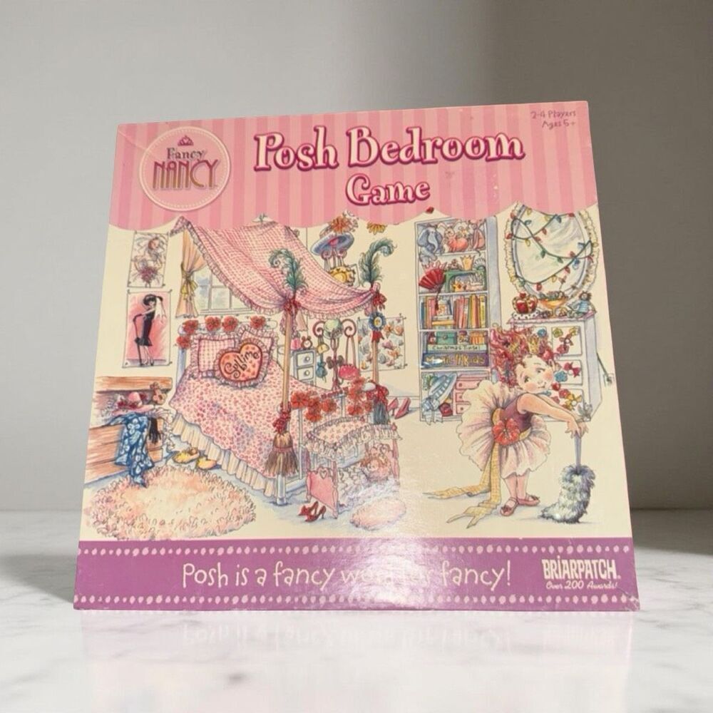 2007 Briarpatch Fancy Nancy Posh Bedroom Game COMPLETE
